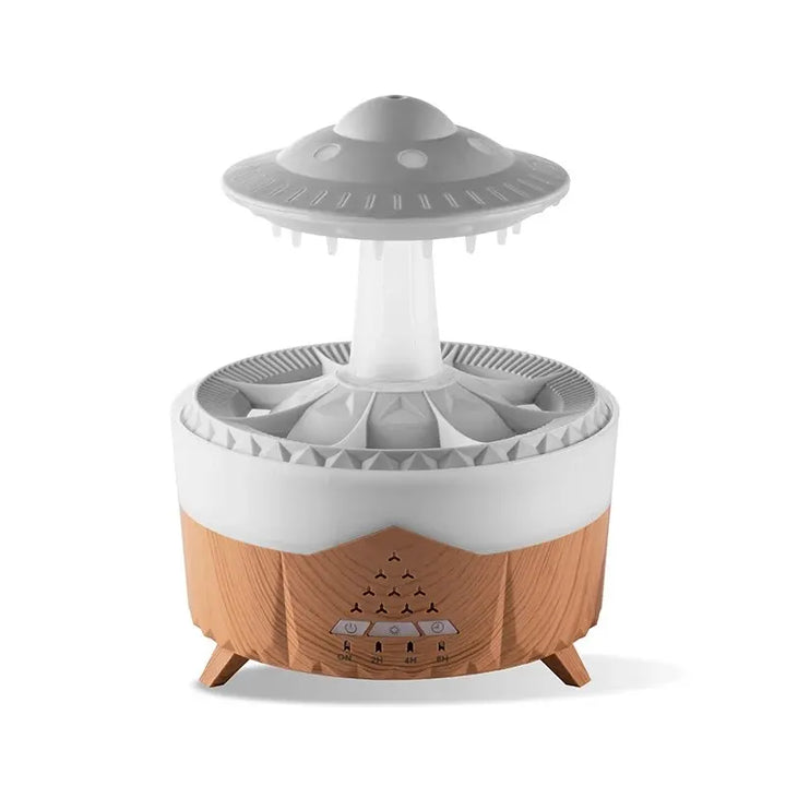 Ultralyd Aromaterapi Luftfugter med Fjernbetjening - Moderne UFO-design