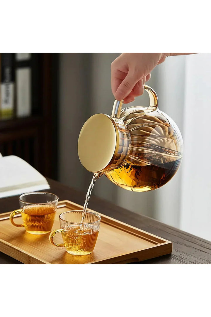 Elegant Glas Teapot Infuser 1.2L