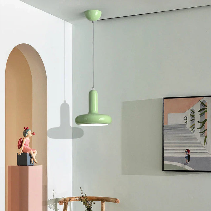 Dansk Macaron Pendel Lampe i Livlige Farver