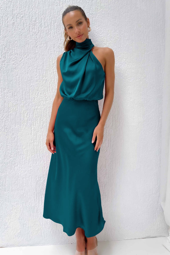 Mariana™ | Elegant Halterneck Aftenkjole