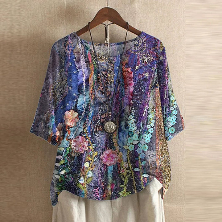 Anya™ | Retro-inspireret Bluse