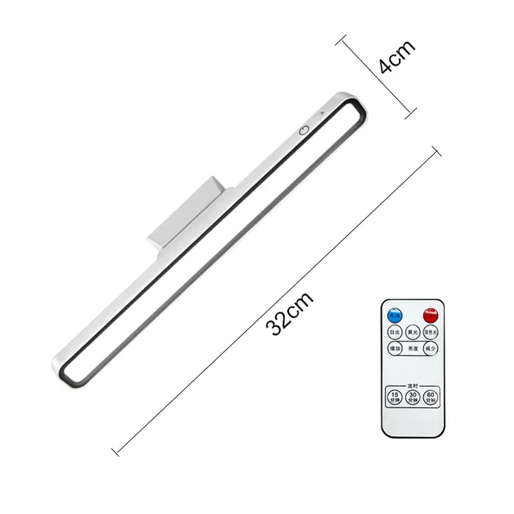 Genopladelig Magnetisk LED Arbejdslampe i Aluminium