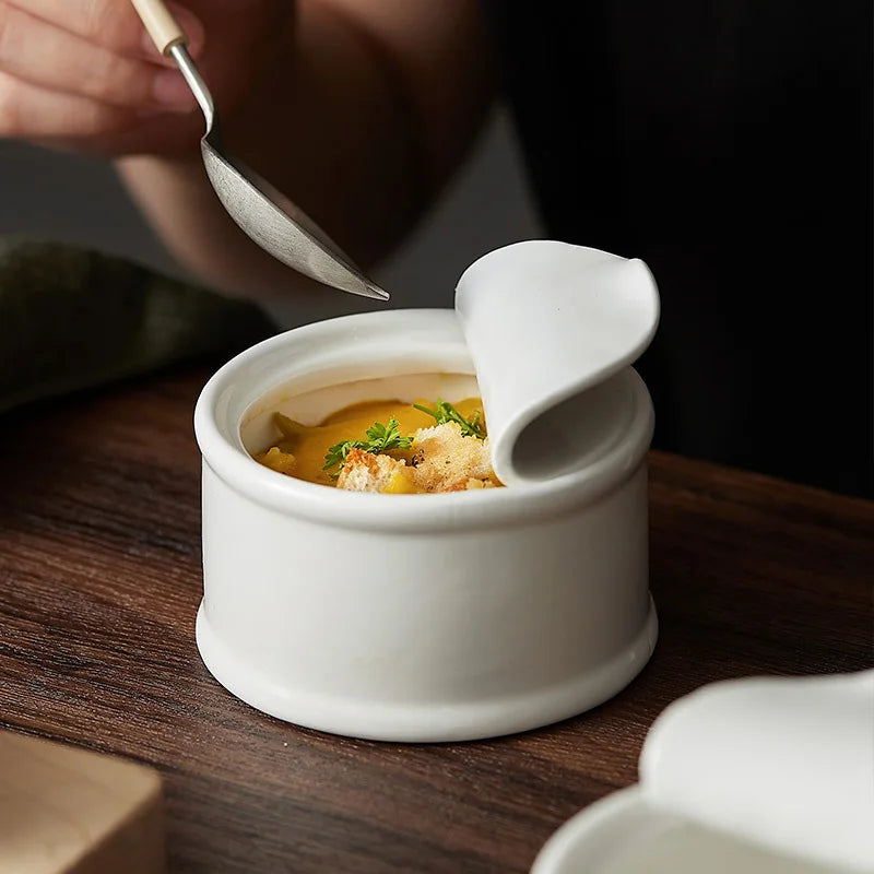 Elegant Keramisk Suppeskål til Fransk Løgsuppe