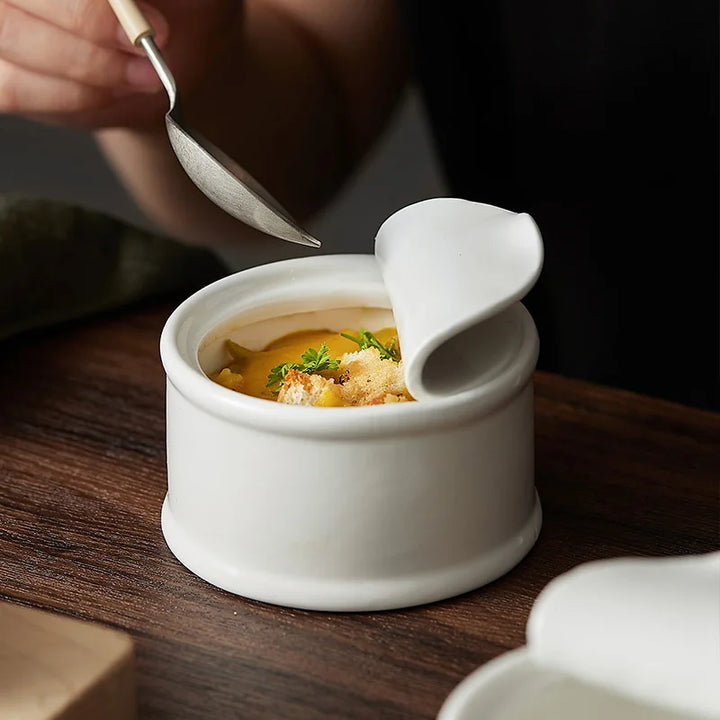 Elegant Keramisk Suppeskål til Fransk Løgsuppe