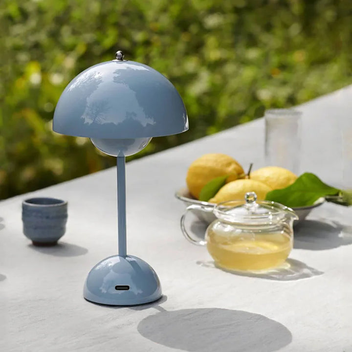 Genopladelig Justerbar Blomsterpotte Bordlampe
