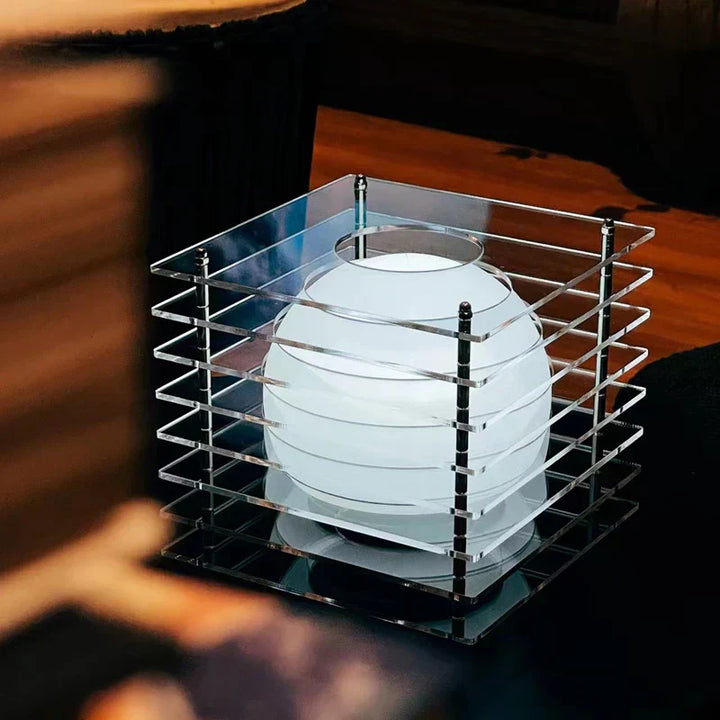 Geometrisk Genopladelig Bordlampe med Blødt Lys