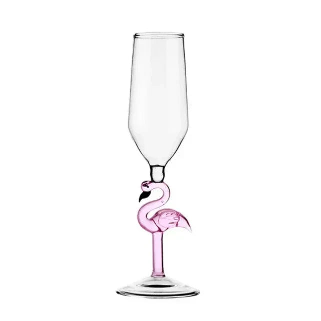 Flamingo Håndtag Glasvarer Sæt til Cocktails og Vin