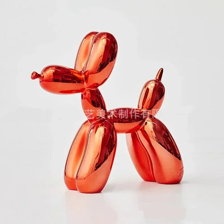 Håndlavet Harpiks Balloon Dog Skulptur i Moderne Design