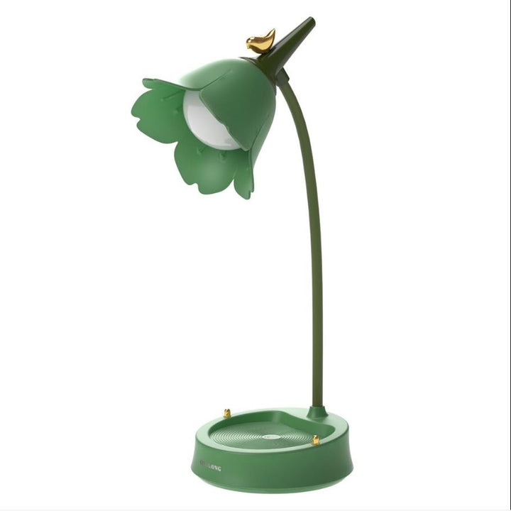 Berøringsfølsom LED Skrivebordslampe med Blomsterblad Design