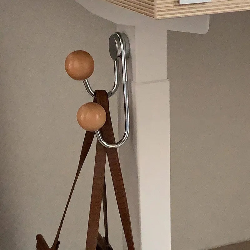 Magnetiske Dot Krog i Sølv, Rød og Sort