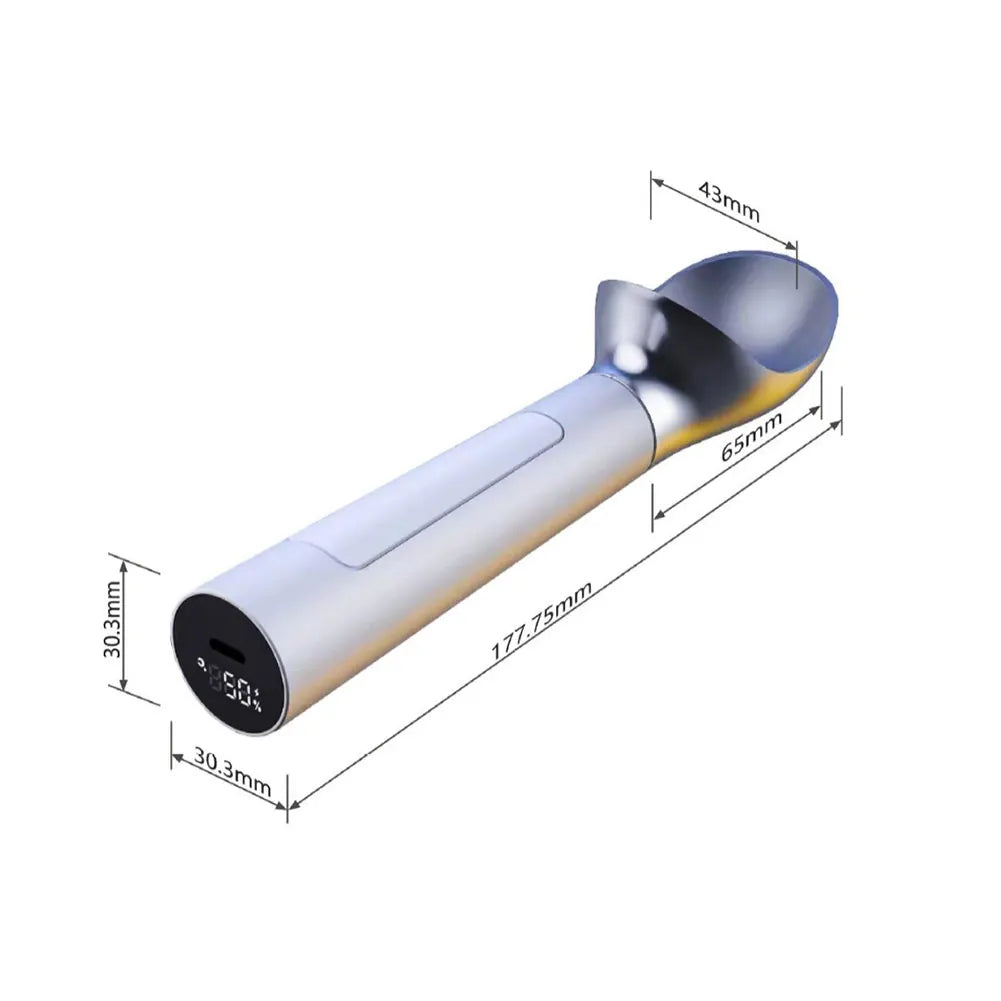 Opvarmet Is-ske med LED-display og USB-opladning