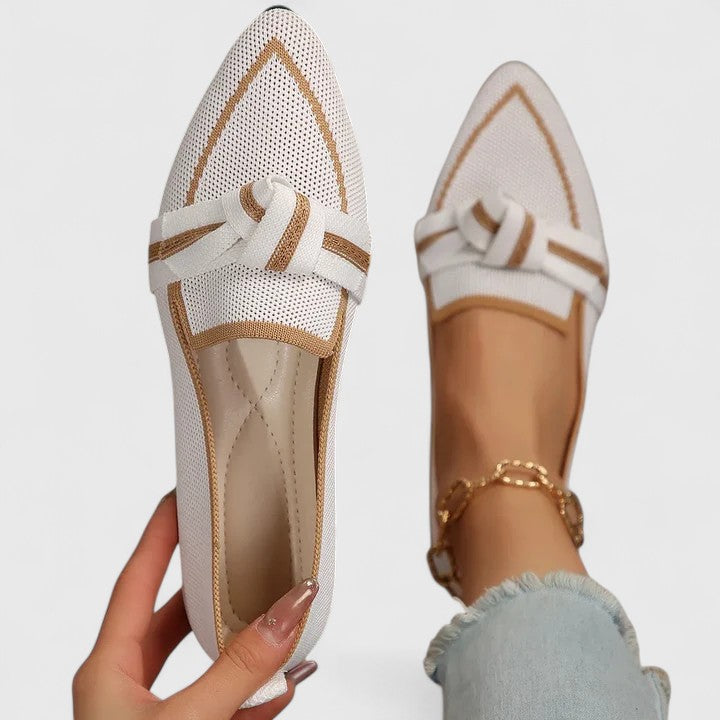 Felicia | Dame Orthopædiske Spidse Slip-ons med Knote