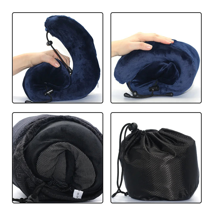 U-formet Memory Foam Nakke Pude til Rejse