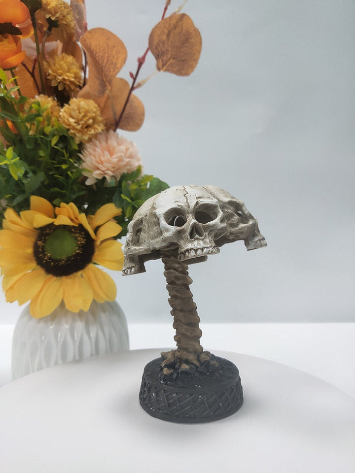 Skeletkranium Bordlampe med Skyggeprojektion