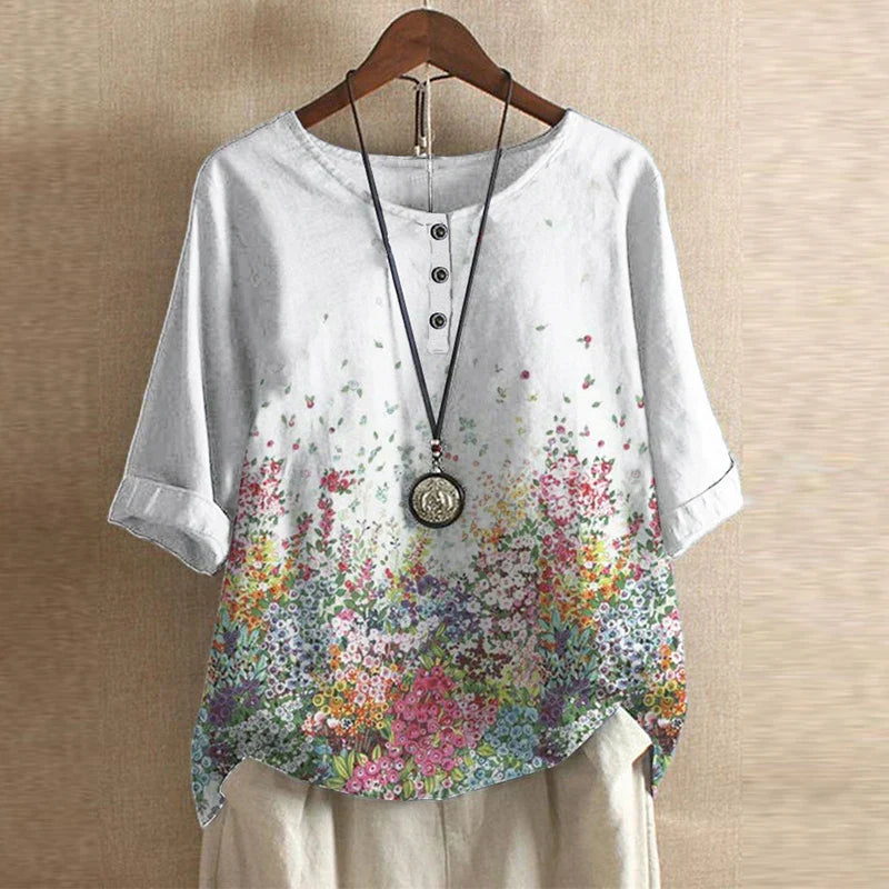 Anya™ | Retro-inspireret Bluse
