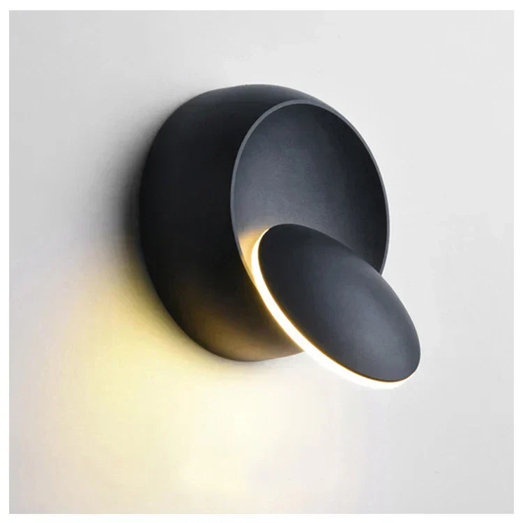 Minimalistisk LED Væglampe i Orb Design