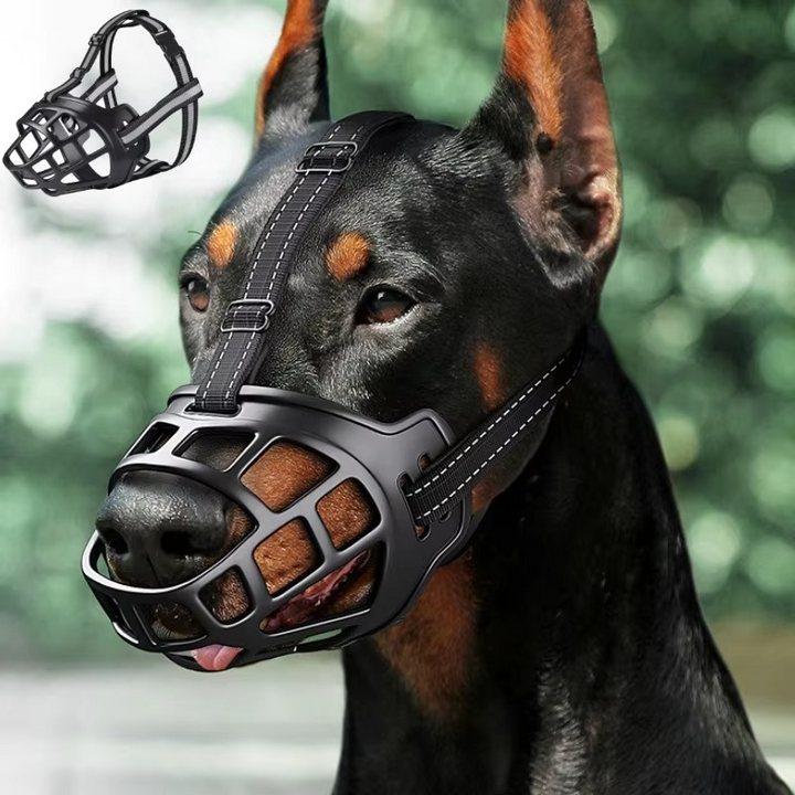 Reflekterende Åndbar Hundemundkurv med Justerbar Rem