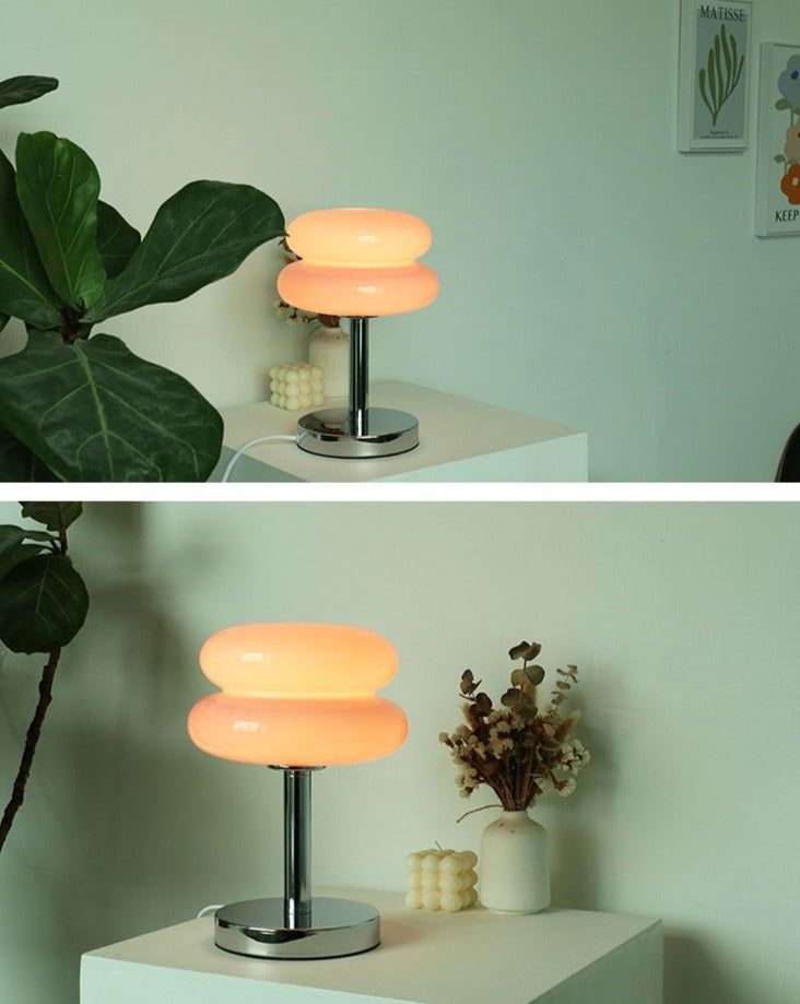 Dæmpbar Macaron Bordlampe med LED Lys