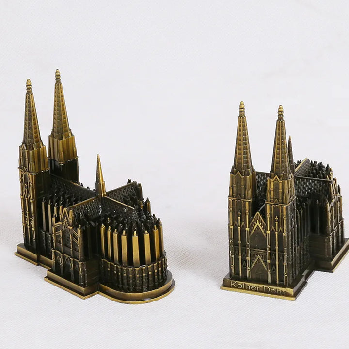 Antik Bronze Model af Köln Katedral
