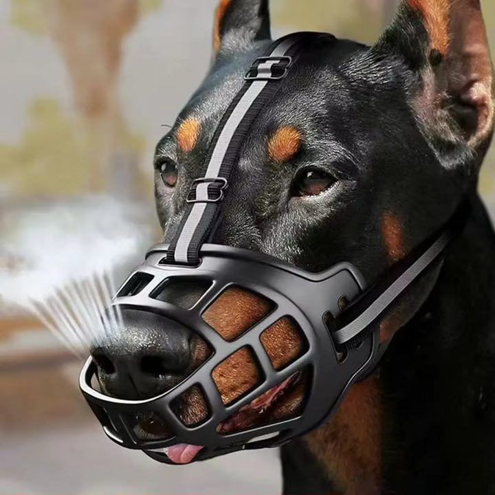 Reflekterende Åndbar Hundemundkurv med Justerbar Rem