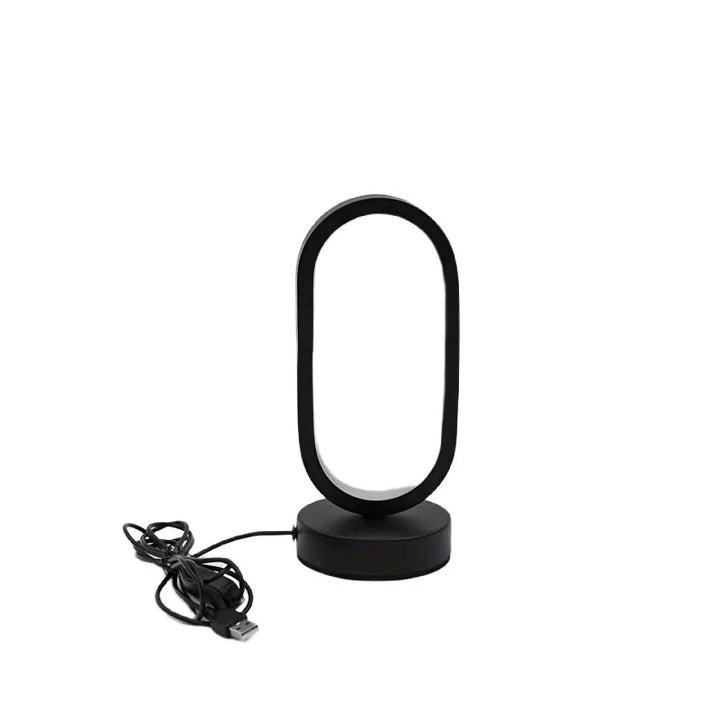 U-formet LED Bordlampe i Metal og Akryl