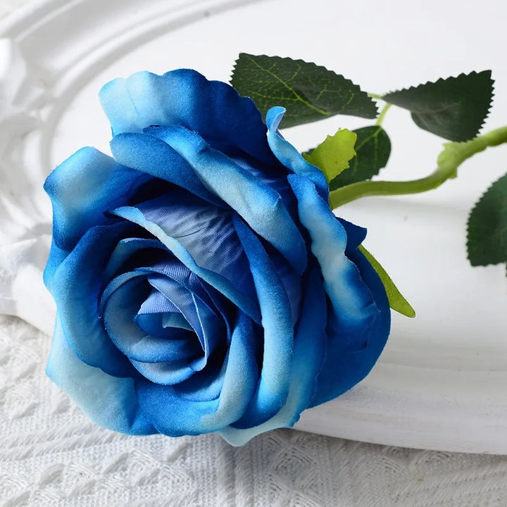 Realistisk Kunstig Rose Bouquet i Velvet - 20 Livagtige Blomster