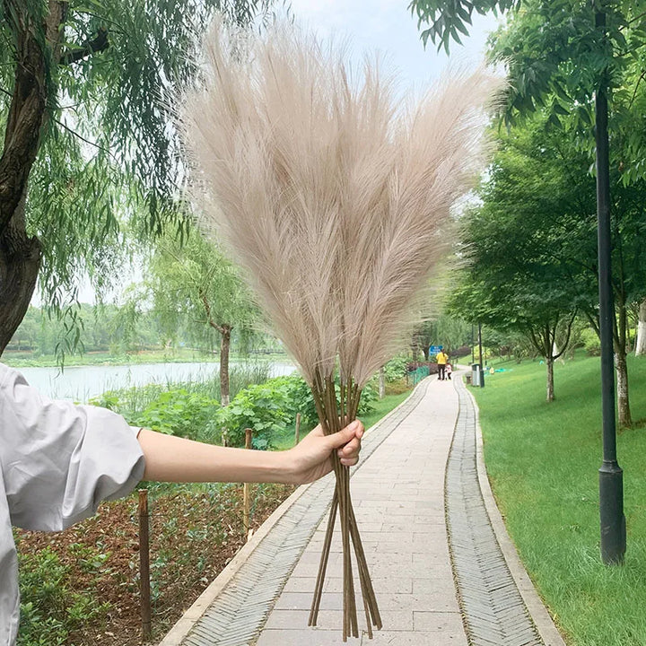 100 cm Kunstig Pampas Græs Buket til Bryllupsdekoration