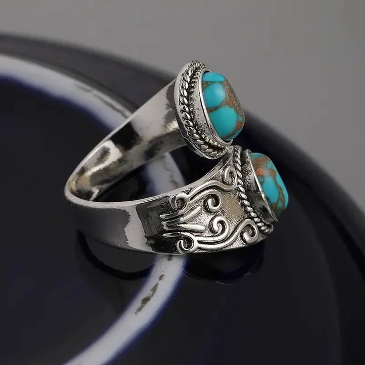 Elegant Vintage Turkis Korsring