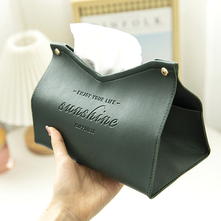 Elegant Kunstlæder Tissue Box til Moderne Indretning