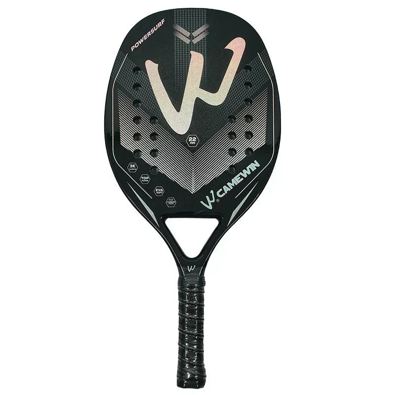 3K Carbon Strandtennis Ketsjer med Fjervægtsdesign og ProCarbo Greb