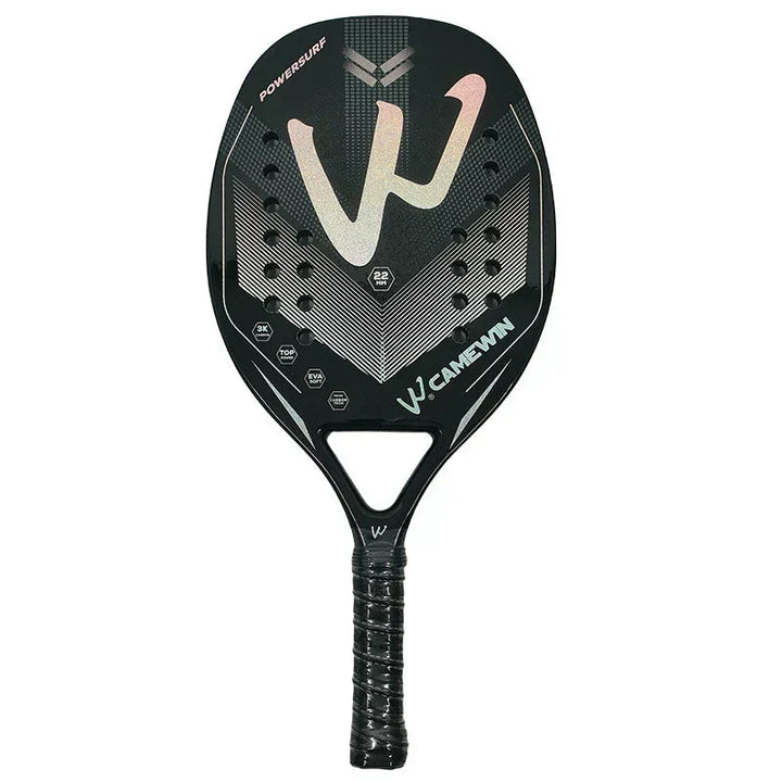 3K Carbon Strandtennis Ketsjer med Fjervægtsdesign og ProCarbo Greb