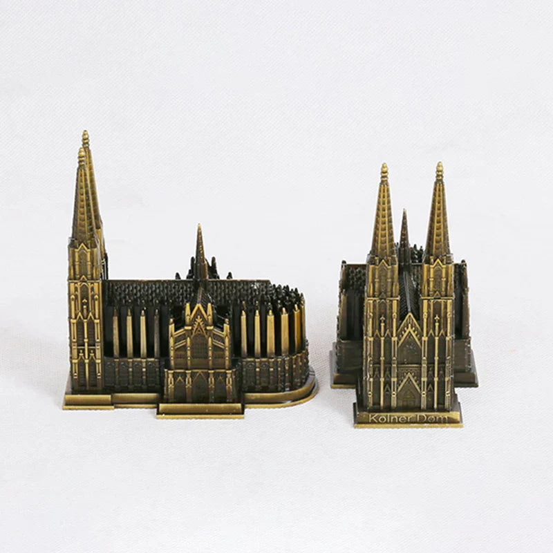 Antik Bronze Model af Köln Katedral