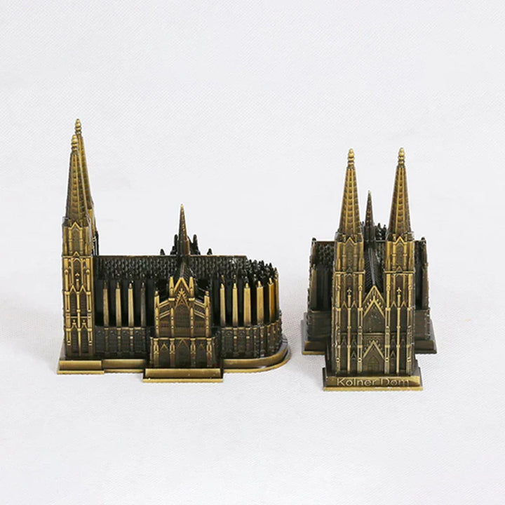 Antik Bronze Model af Köln Katedral