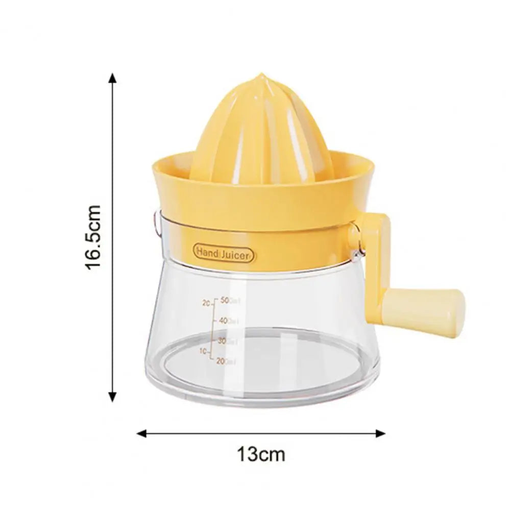Ergonomisk Håndholdt Citronsaftpresser med Dobbelt Tryk