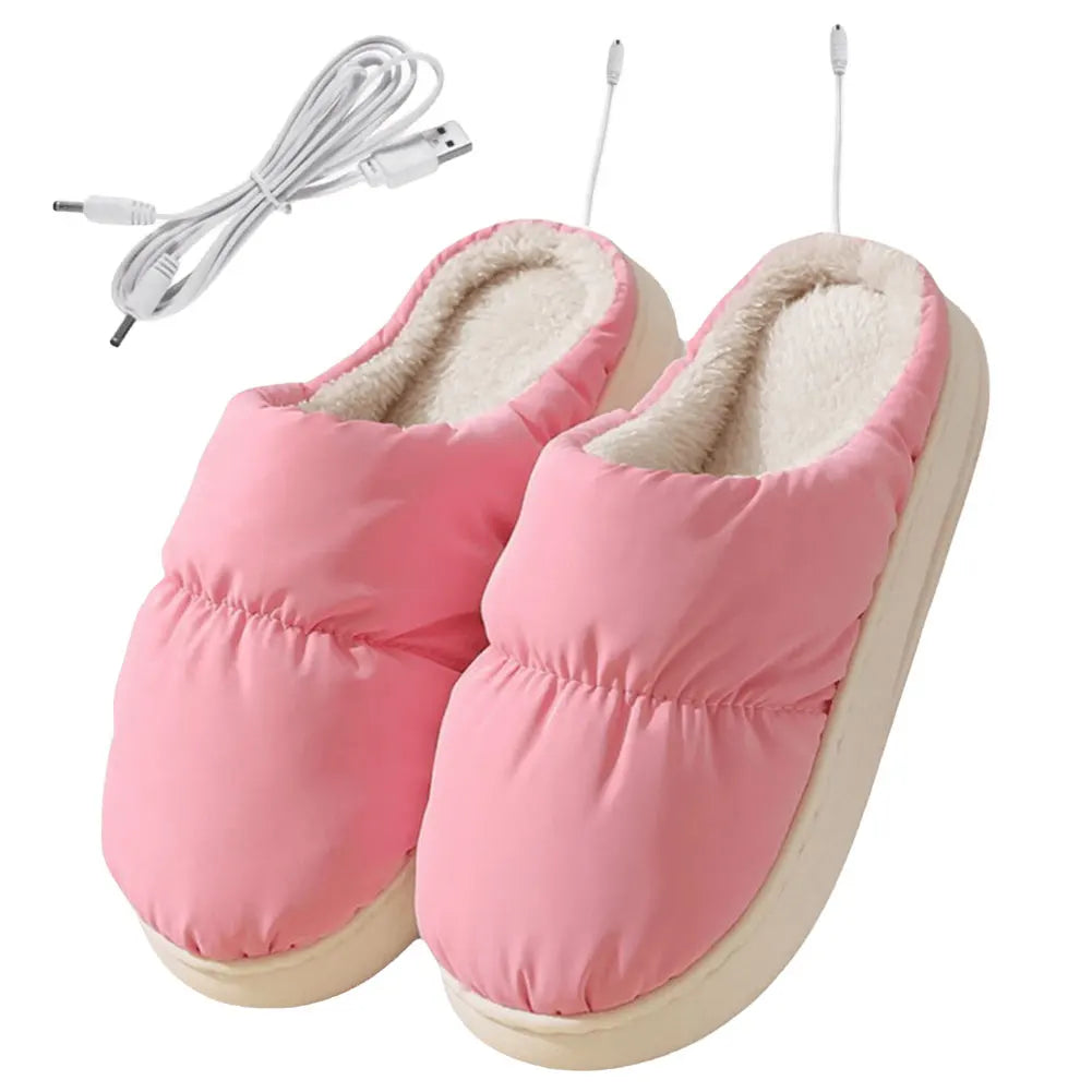 Opvarmede Plush Sko med Justerbare Temperaturer