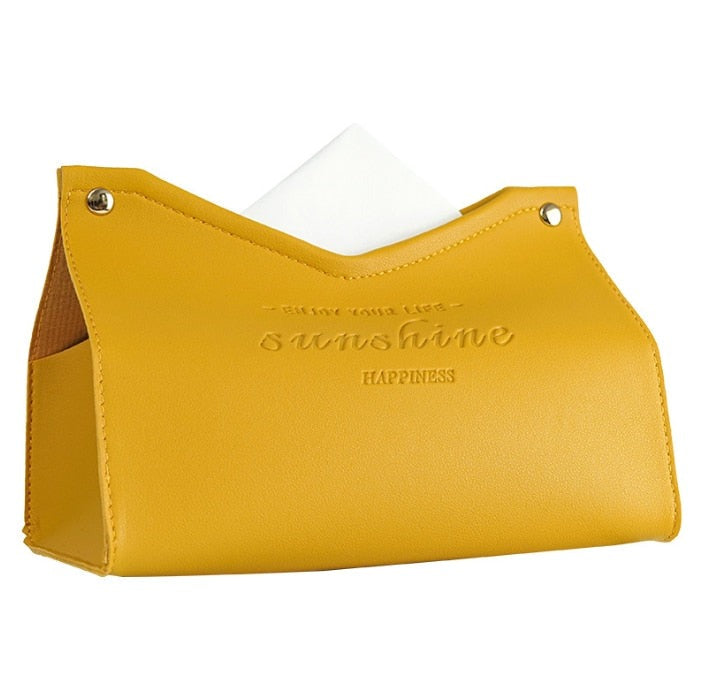 Elegant Kunstlæder Tissue Box til Moderne Indretning
