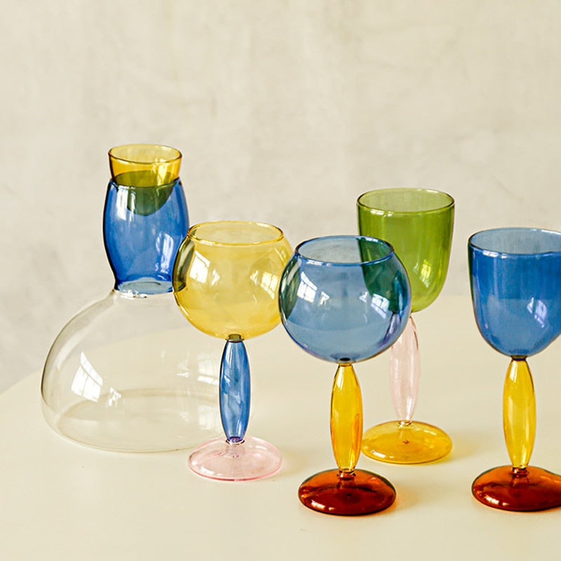 Borosilikatglas Vinglas i Bordeaux og Crimson