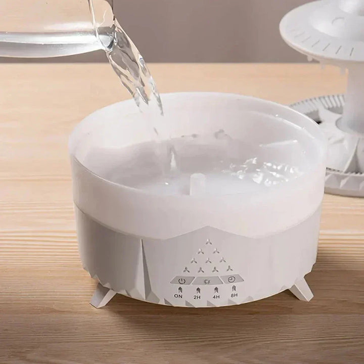 Ultralyd Aromaterapi Luftfugter med Fjernbetjening - Moderne UFO-design