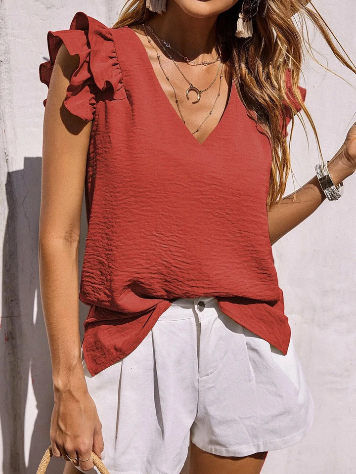Lynette™ | Legesyg Ruffled Sleeve Sommer Top