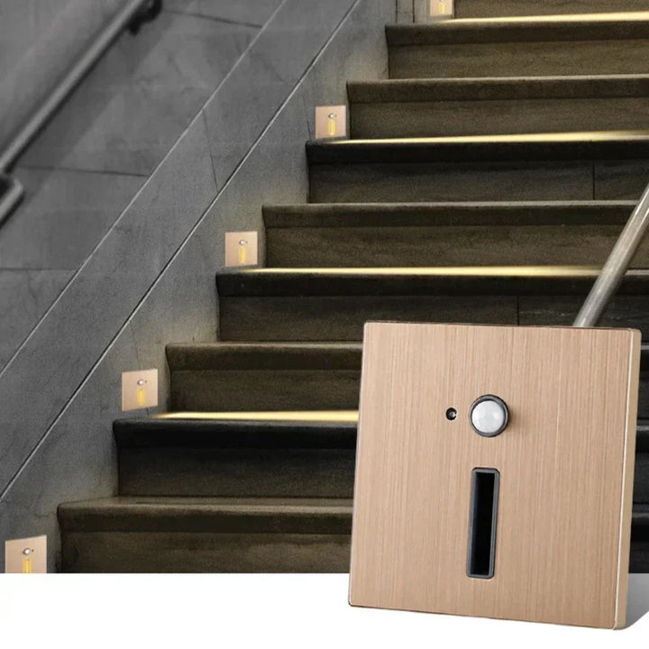 Bevægelsesaktiveret Trappebelysning med Integreret Sensor