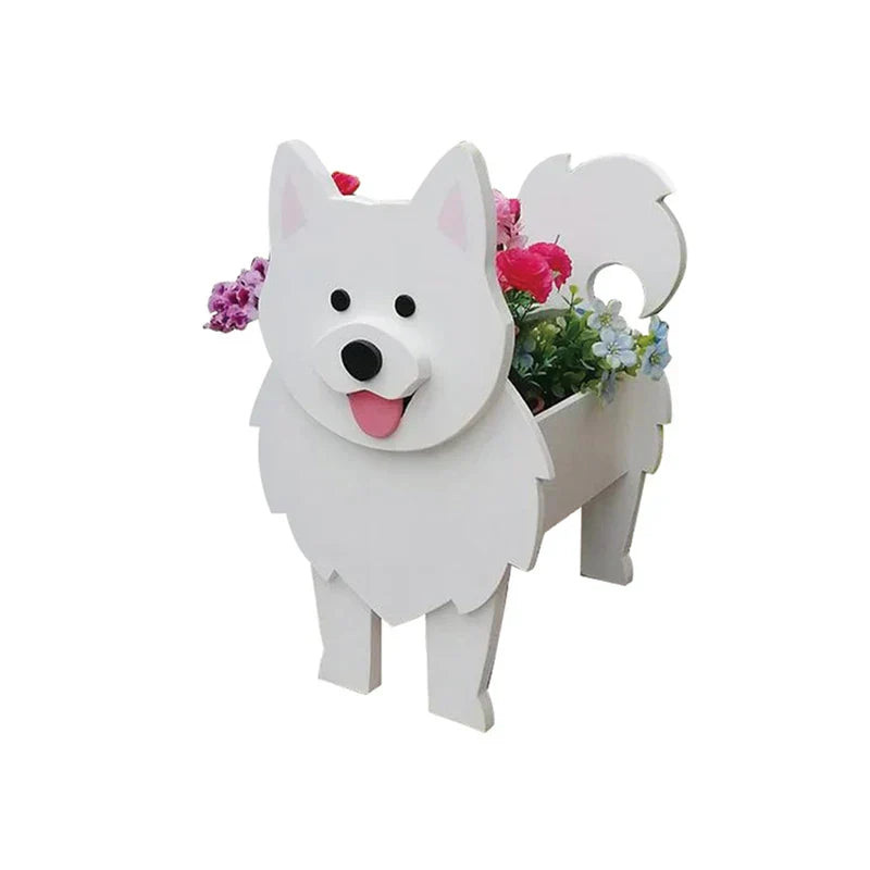 Hund-formet Blomsterkrukke til Indendørs og Udendørs Brug