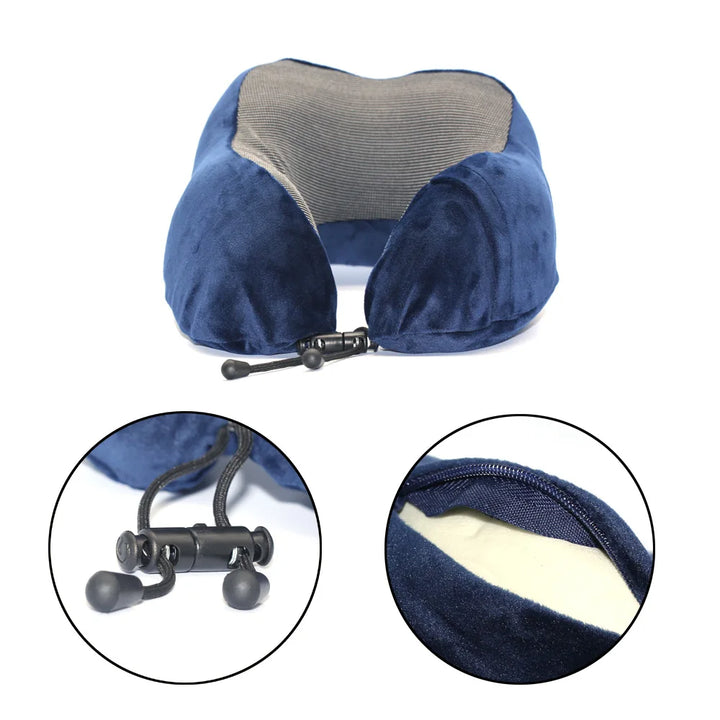 U-formet Memory Foam Nakke Pude til Rejse