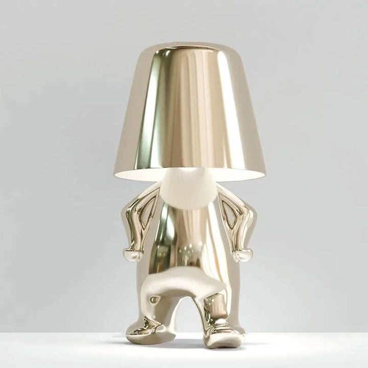 Thinker Bordlampe i Resin med Varm Hvid LED Lys