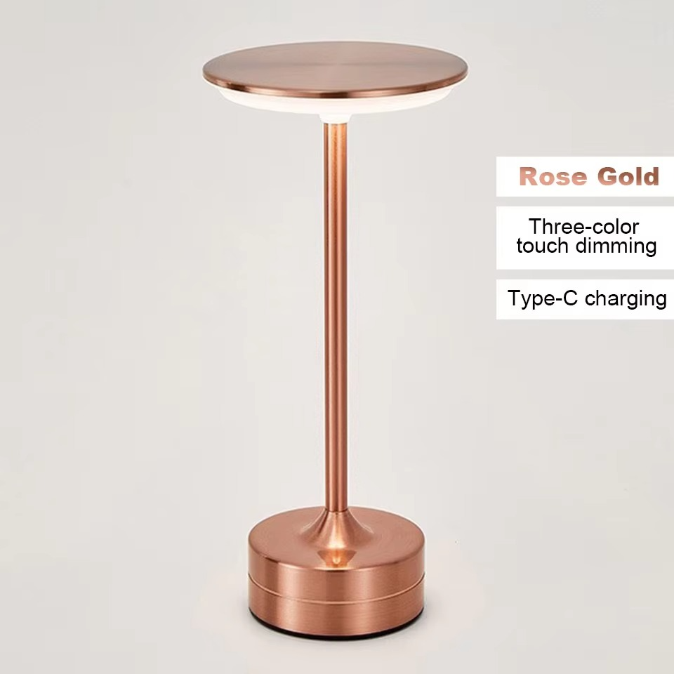 USB Genopladelig Touch Sensor LED Lampe med Justerbar Lysstyrke