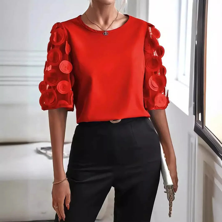 Lina™ | Chic Langærmet Bluse