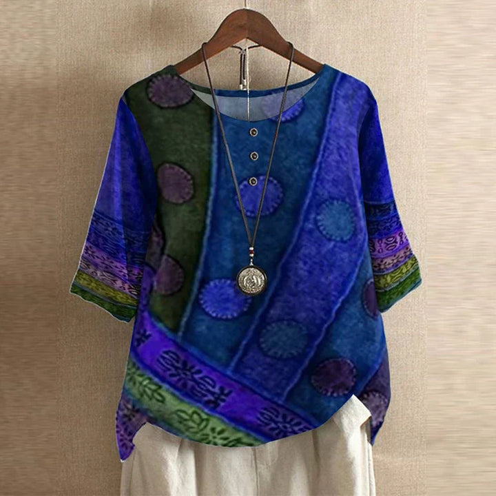 Anya™ | Retro-inspireret Bluse