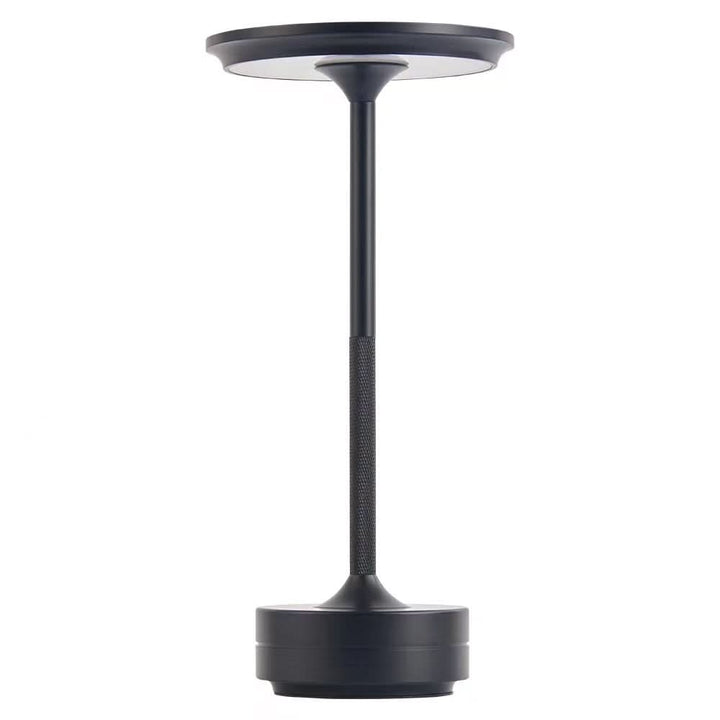 Genopladelig Trådløs LED Bordlampe med Metalfinish og Berøringskontrol