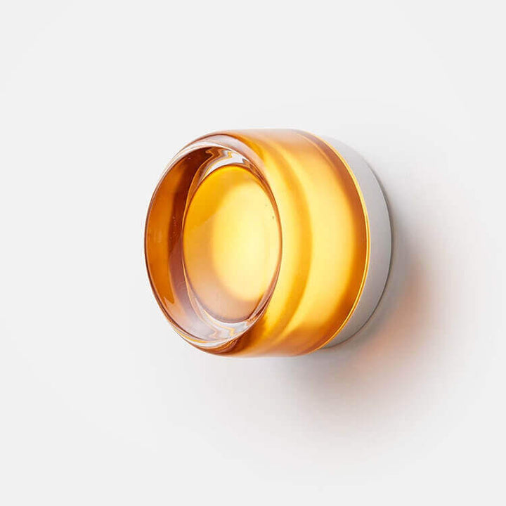 Ribbet Plexiglas Væglampe med Metalramme