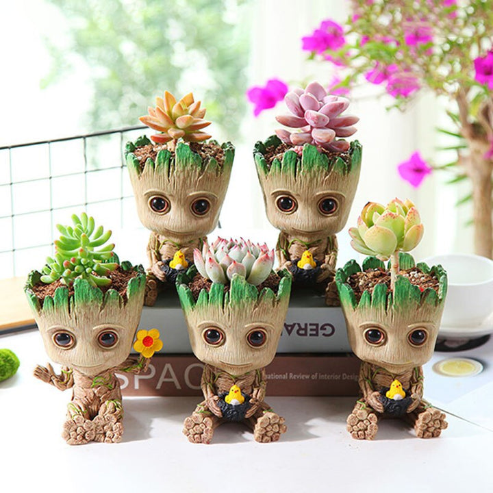 Mini Groot Figur i Harpiks - Legende Kontor Dekor