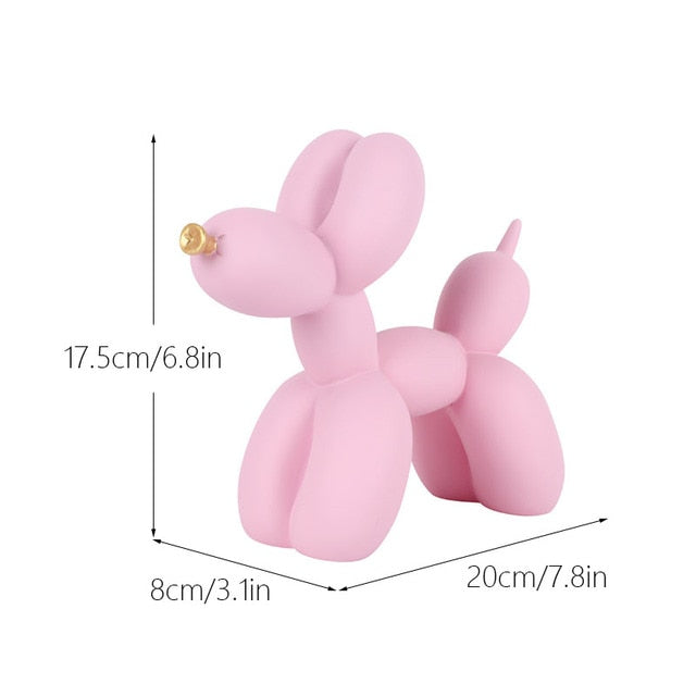 Ballonhund Figur i Højkvalitets Resin til Indretning